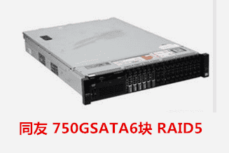 同友 750GSATA6块 RAID5
