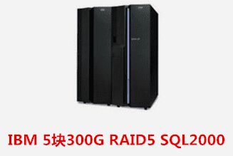  IBM 5块300G RAID5 SQL2000