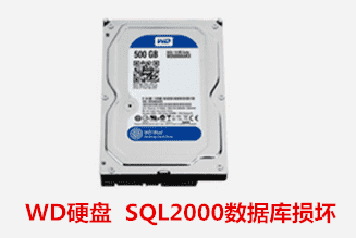 WD硬盘  SQL2000数据库损坏