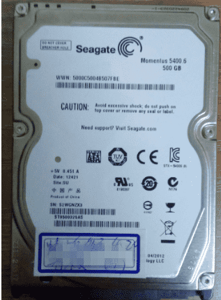 希捷500G移动硬盘