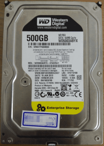 西数500G台式机硬盘