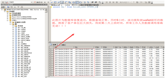  数据库中勒索病毒（SQL数据库）修复案例