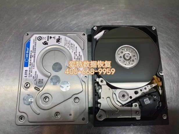 西部数据4T移动硬盘接电脑不识别数据恢复
