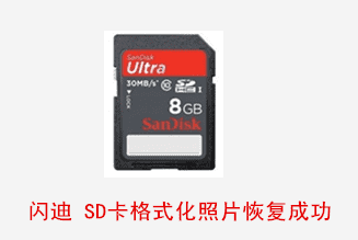 合肥个人闪迪8G SD卡数据恢复成功