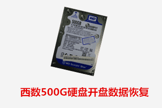 西数500G硬盘开盘数据恢复成功案例展示
