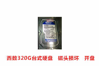 合肥国维西数320G台式硬盘开盘数据恢复成功案例展示