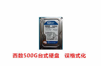 国维范旭西数500G台式硬盘数据恢复成功案例展示