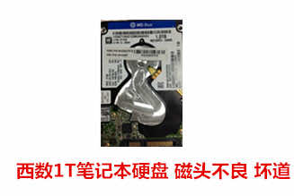 合肥郑先生西数1TB笔记本硬盘坏道数据恢复成功案例展示
