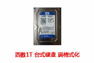 绩溪腾云电脑1T西数台式机硬盘数据恢复成功案例展示