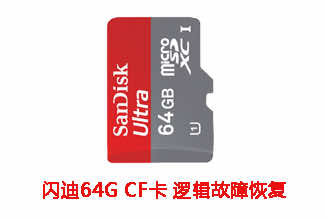 合肥董先生64G闪迪CF卡逻辑故障数据恢复成功案例展示