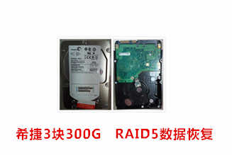 浙商xxxx酒店希捷3.5寸SAS  300G*3  RAID5 数据恢复成功案例