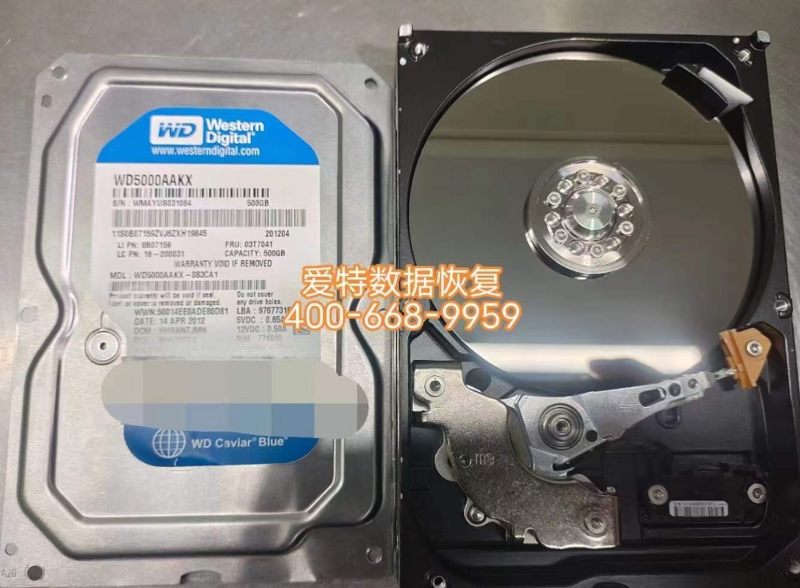 西部数据500G台式机硬盘开机进不了系统数据恢复。
