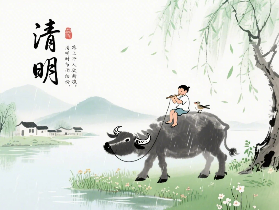 今日清明，二十四节气的第五个节气！