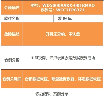 合肥爱特数据恢复助力500G台式硬盘数据成功回归！